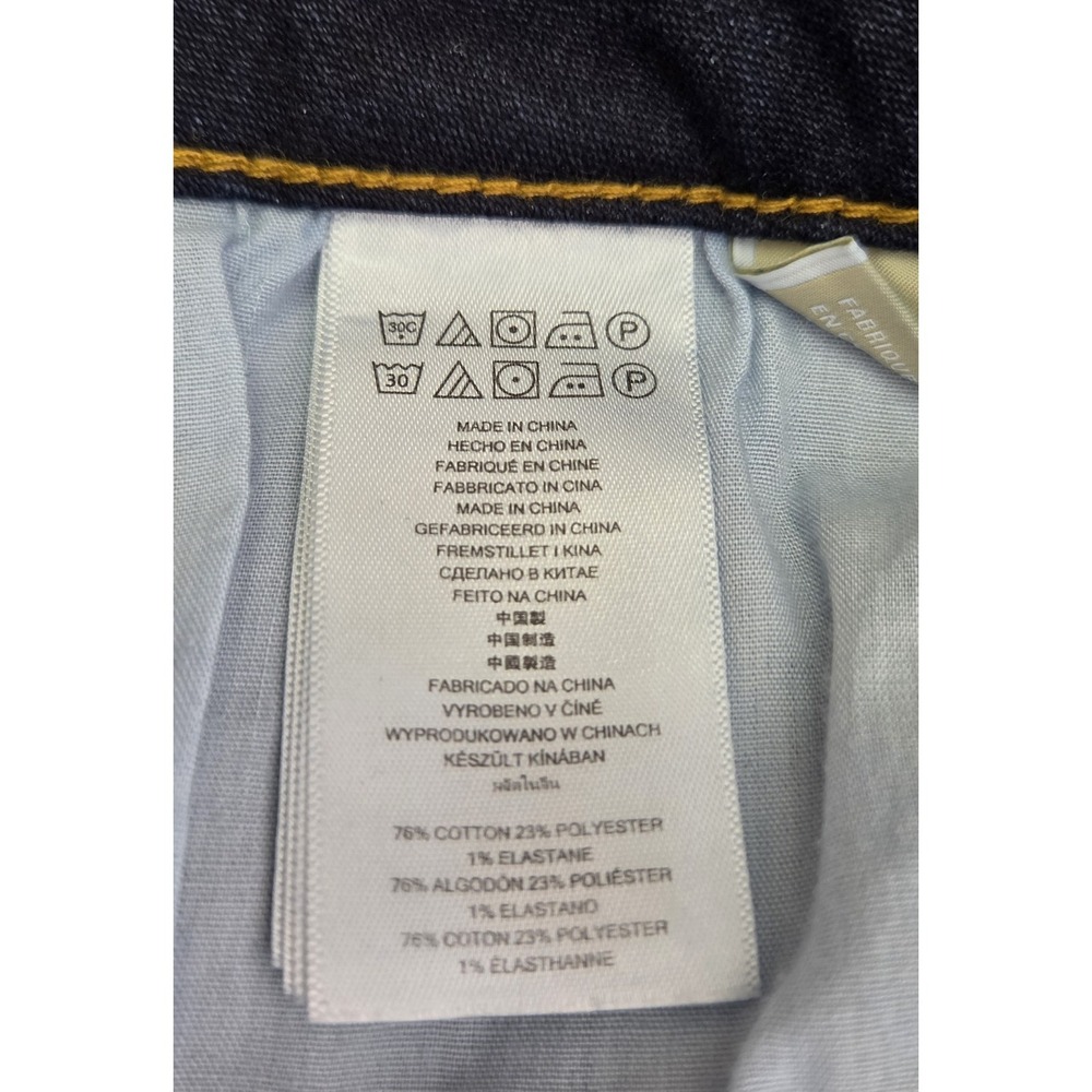 *NEW w/Tags Michael Kors Jeans Straight Leg Women's Size 4 Dark Blue Indigo - Picture 4 of 9